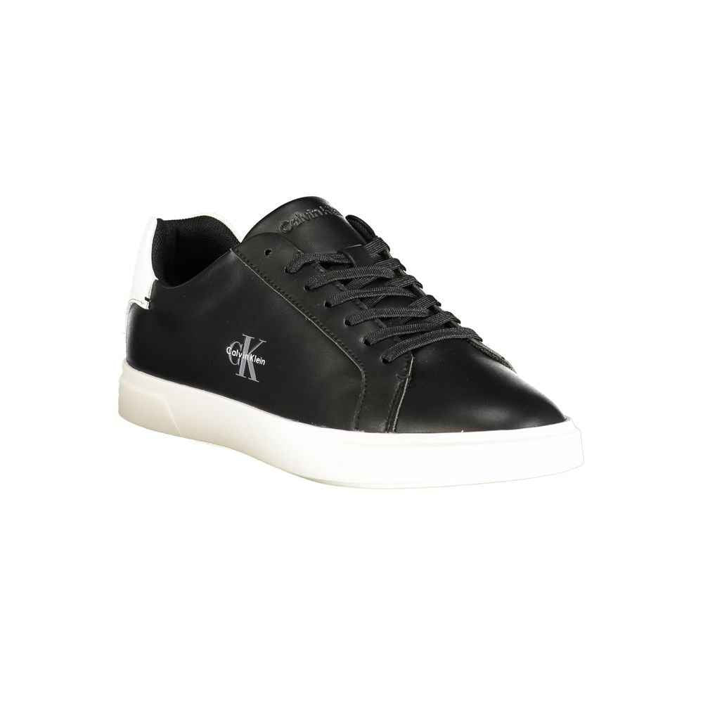 Calvin Klein Black Polyurethane Womens Sneaker