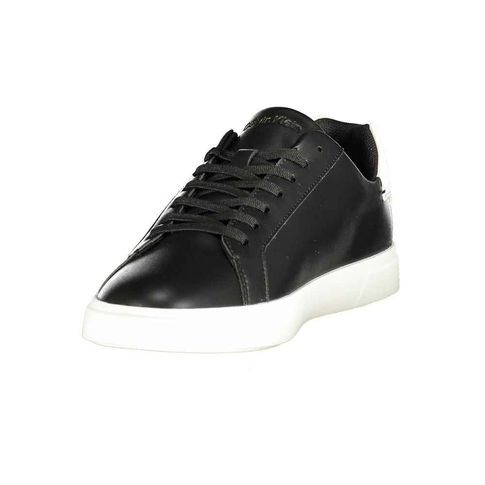 Calvin Klein Black Polyurethane Womens Sneaker