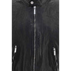 Gucci Black Buffalo Leather Bomber