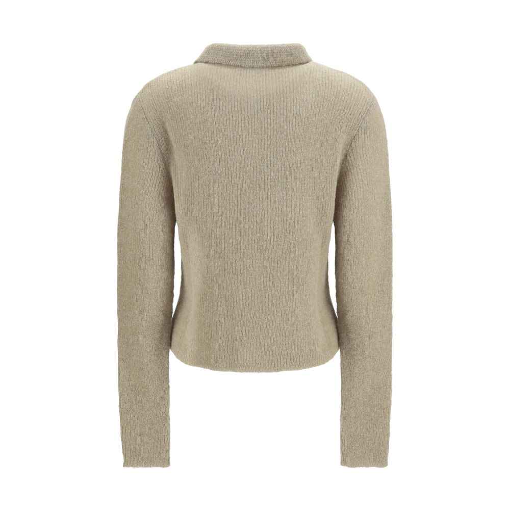 Our Legacy Beige Alpaca Vicugna Pacos Polo Shirt