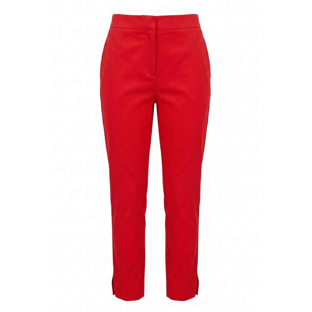 Malo Red Cotton Women Pants