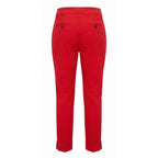 Malo Red Cotton Women Pants