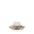 Burberry White Cotton Bucket Hat