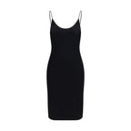 Saint Laurent Black Viscose Cocktail Dress