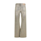 Our Legacy Gray Cotton Straight-Leg Jeans