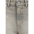 Our Legacy Gray Cotton Straight-Leg Jeans