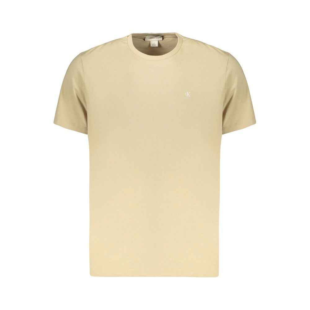 Calvin Klein Beige Cotton Men's T-Shirt