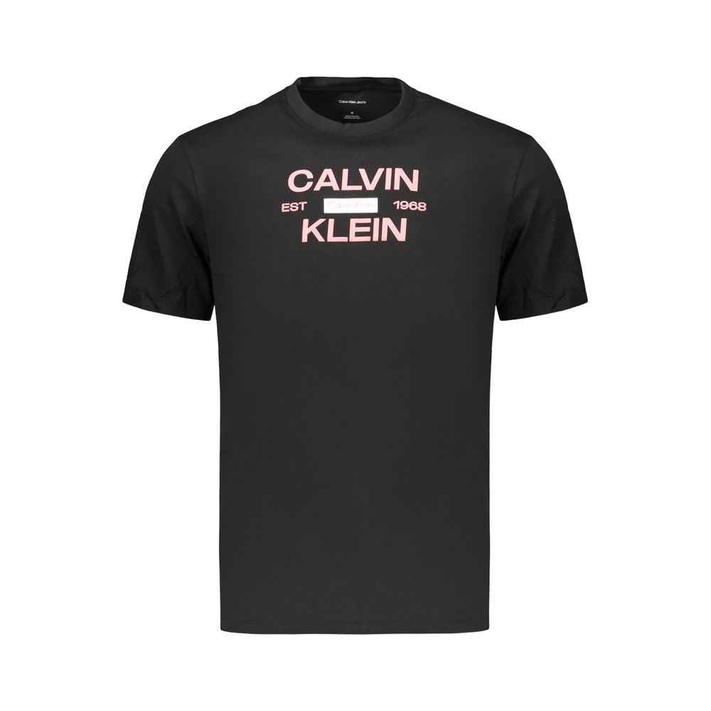 Calvin Klein Black Cotton Men's T-Shirt