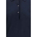 Lisa Yang Blue Cashmere Sweater