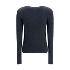 Lisa Yang Gray Cotton Sweatshirt