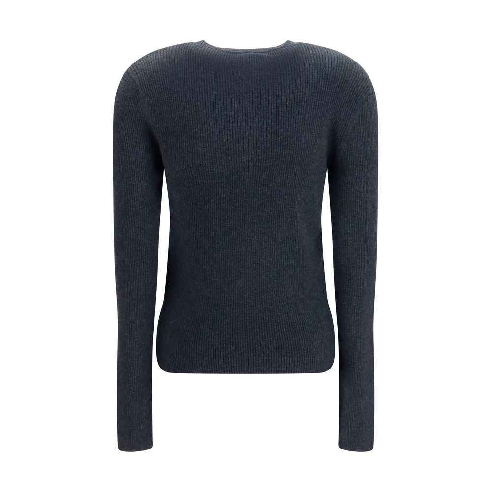 Lisa Yang Gray Cotton Sweatshirt