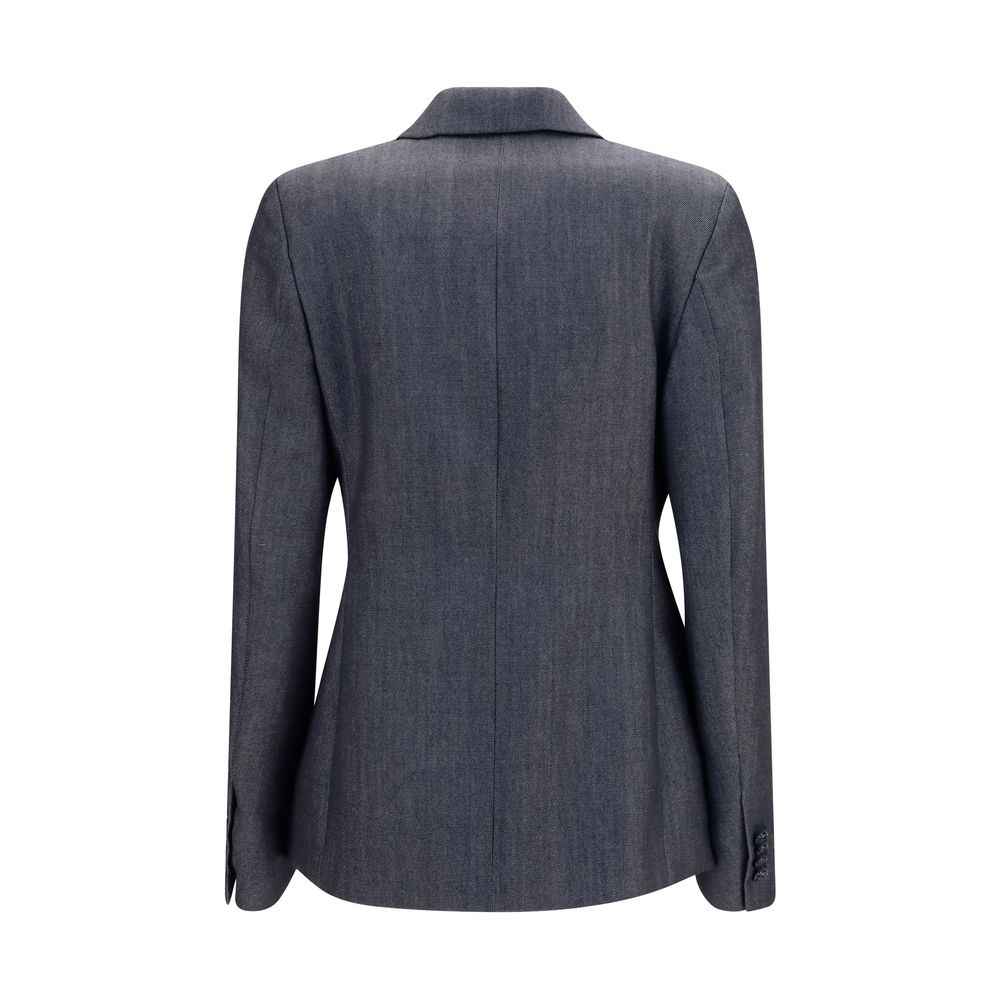 Balenciaga Gray Wool Oves Aries Blazer
