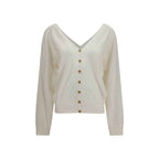 Lisa Yang Beige Cashmere Cardigan