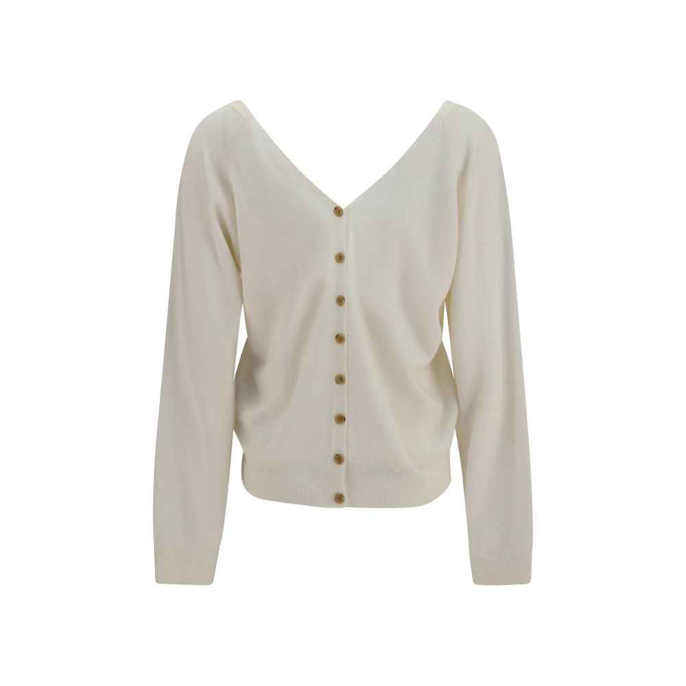 Lisa Yang Beige Cashmere Cardigan