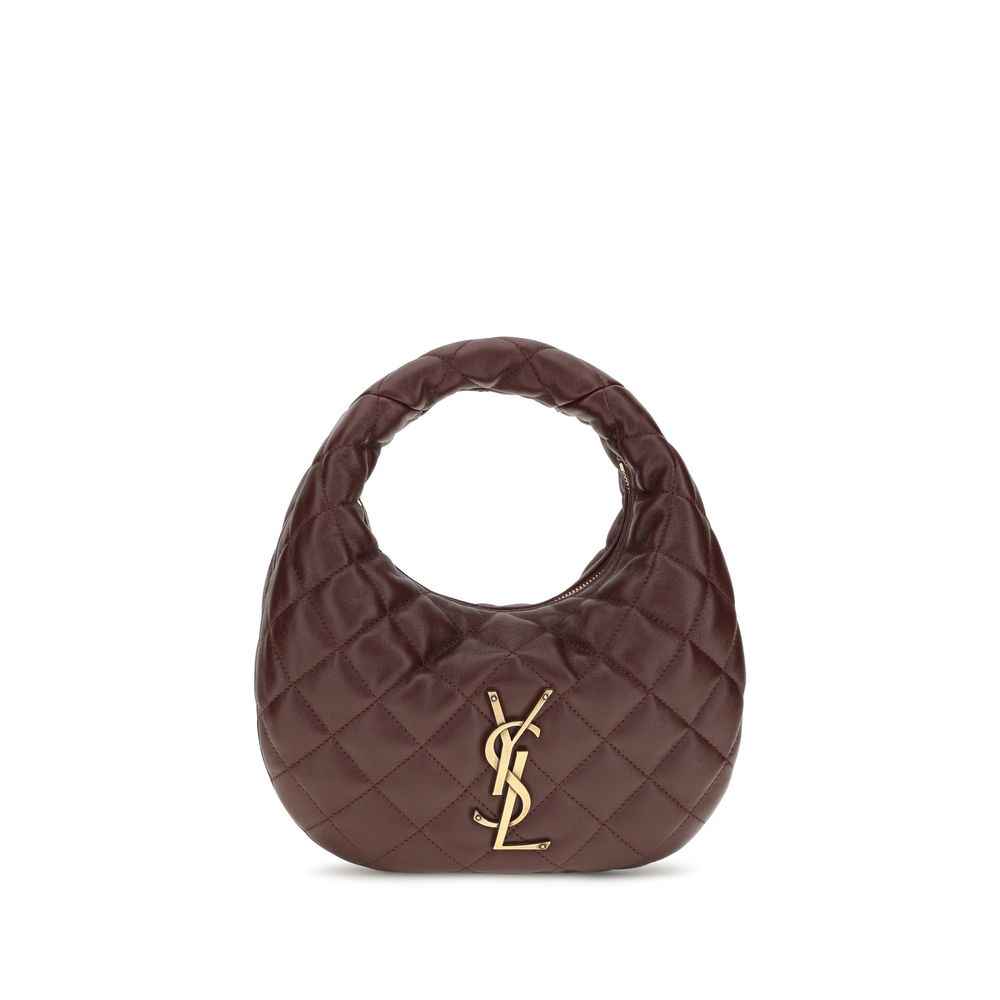 Saint Laurent Brown Lamb Ovis Aries Aries Shoulder Bag