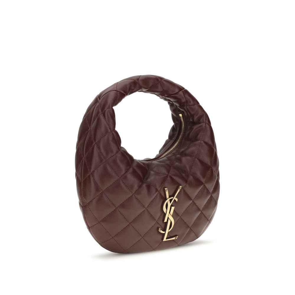 Saint Laurent Brown Lamb Ovis Aries Aries Shoulder Bag