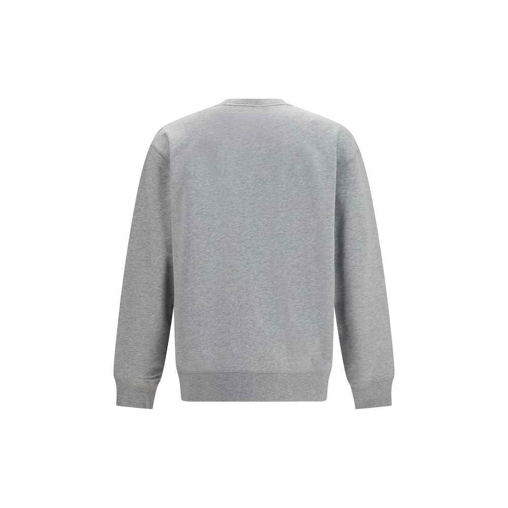 Balmain Gray Cotton Sweatshirt