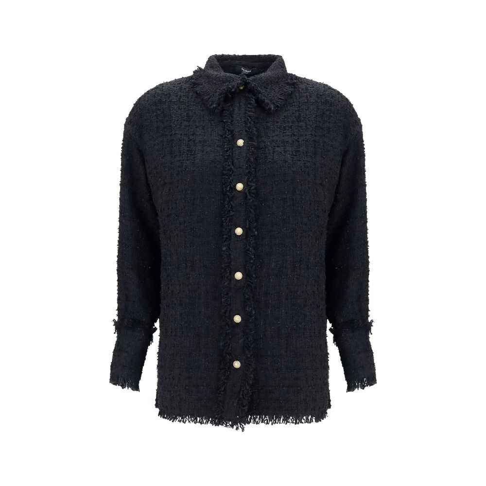 Balmain Black Polyamide Shirt