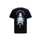 Casablanca Black Cotton T-Shirt