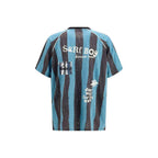 Palm Angels Blue Cotton Sportswear