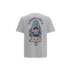 Casablanca White Cotton T-Shirt
