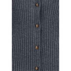 Burberry Gray Cashmere Cardigan