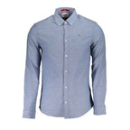 Tommy Hilfiger Blue Cotton Men's Shirt