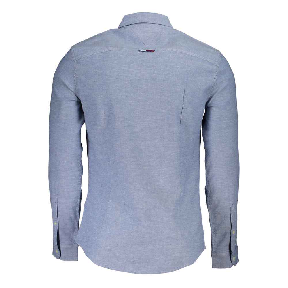 Tommy Hilfiger Blue Cotton Men's Shirt