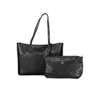 Mario Valentino Nero Poliuretano Women's Bag with Adjustable Strap