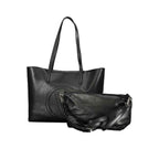 Mario Valentino Nero Poliuretano Women's Bag with Adjustable Strap