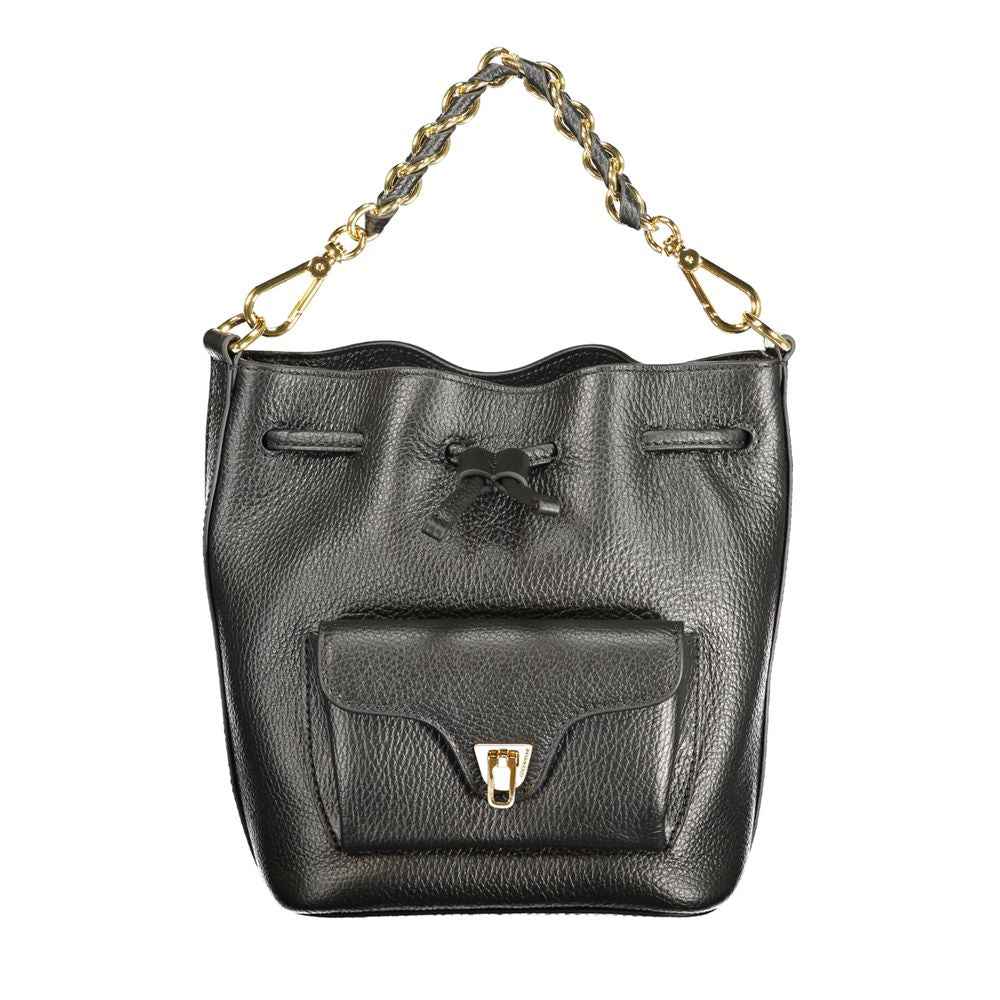 Coccinelle Black Leather Womens Bag