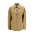 Rohe Beige Wool Oves Aries Full-Length Jacket