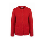 Malo Red Cotton Women's Cardigan