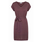 Malo Purple Silk Women Dress