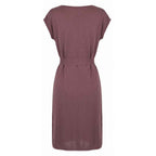 Malo Purple Silk Women Dress