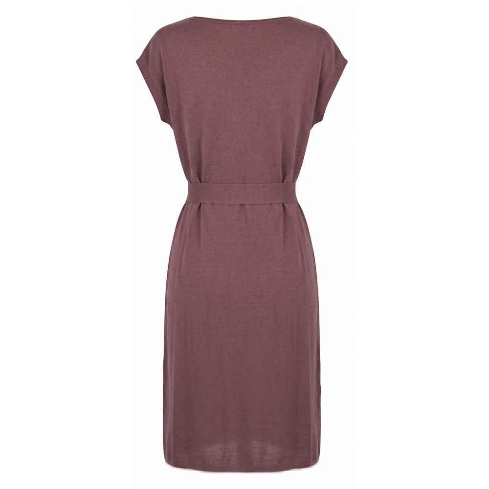 Malo Purple Silk Women Dress