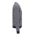 Malo Blue Linen Men Cardigan