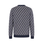 Malo Blue Linen Men Cardigan