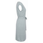 Malo Grey Silk Women Dress