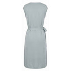 Malo Grey Silk Women Dress