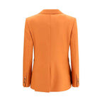 Chloé Orange Wool Oves Aries Blazer