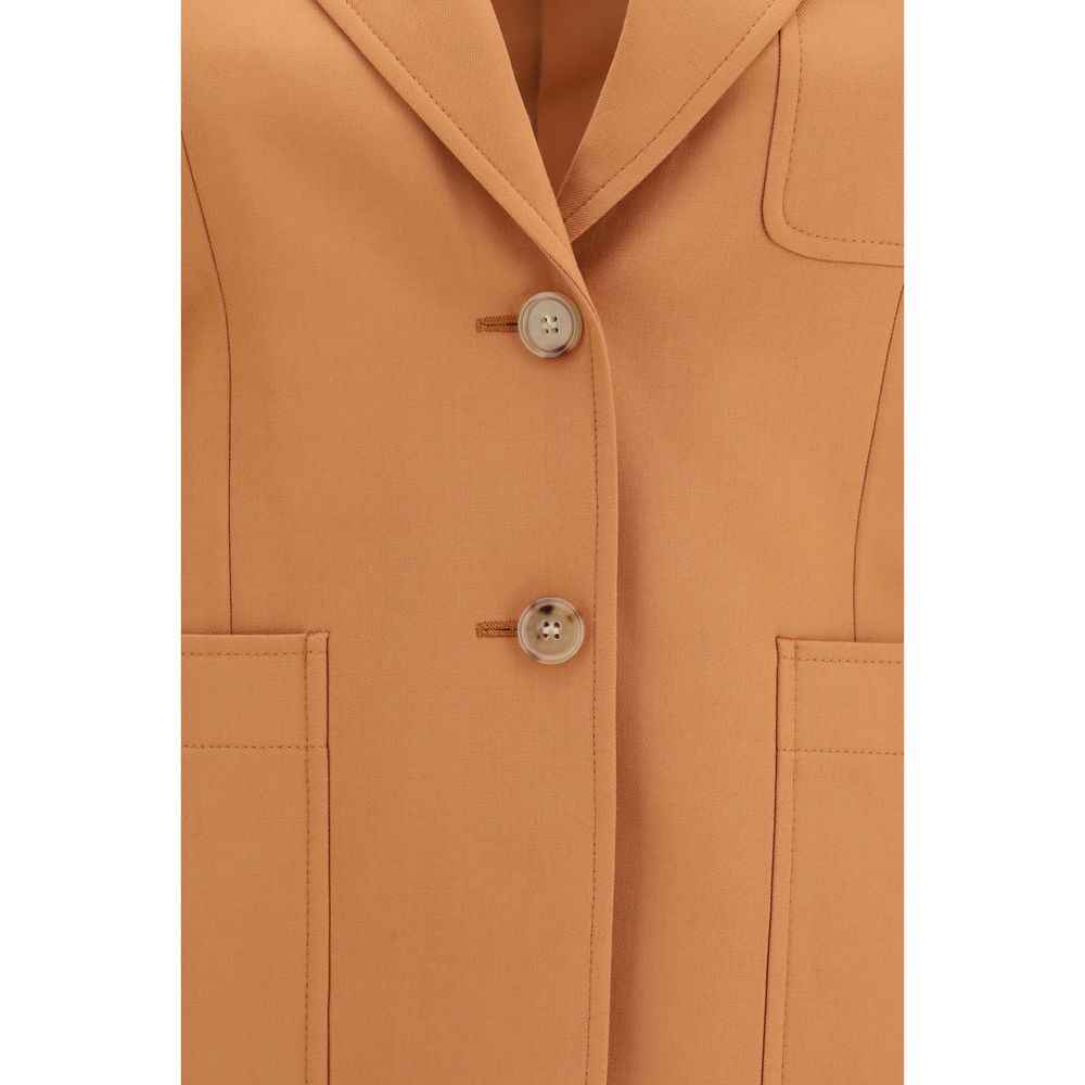 Chloé Orange Wool Oves Aries Blazer