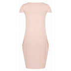Malo Pink Cotton Women Dress