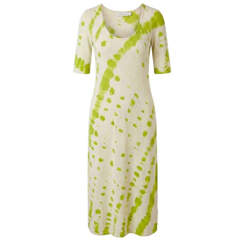 Malo Green Cotton Women Dress