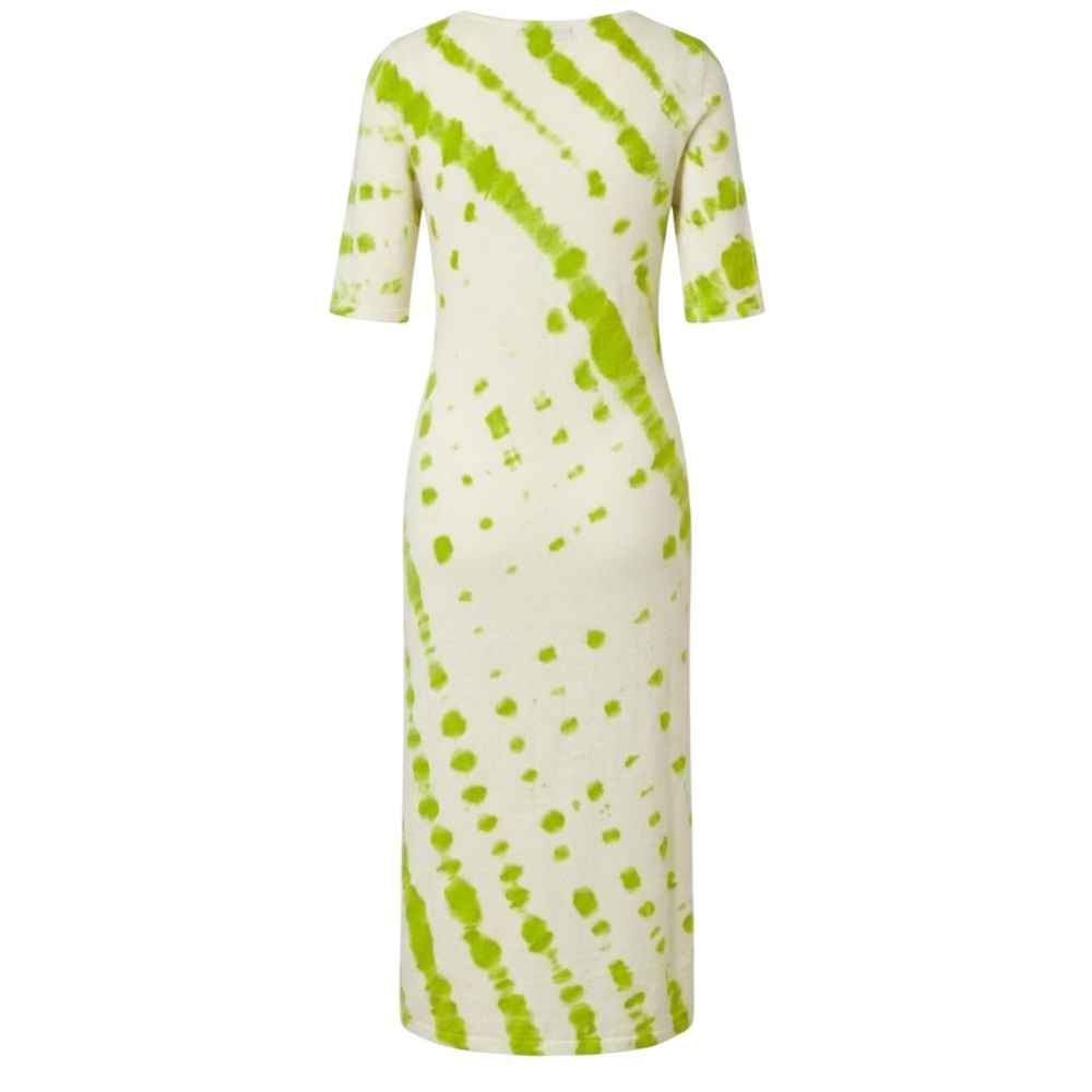 Malo Green Cotton Women Dress