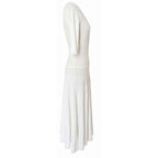 Malo White Cotton Women Dress