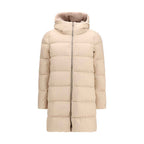 Herno Beige Polyester Full-Length Jacket