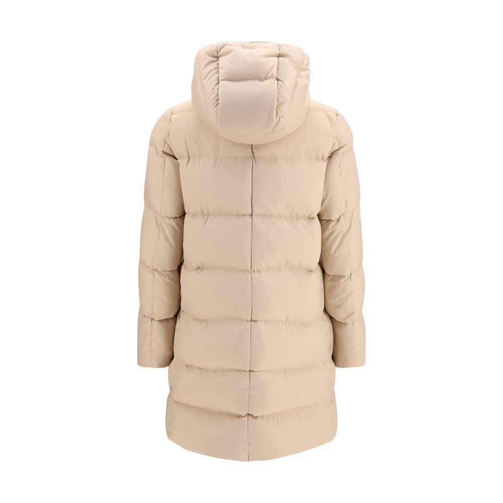 Herno Beige Polyester Full-Length Jacket