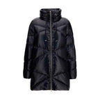 Herno Black Goose Down Full-Length Jacket