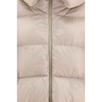 Herno Beige Goose Down Full-Length Jacket